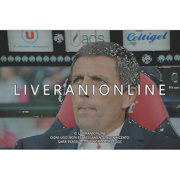 Thierry LAURET - 19.09.2015 - Guingamp / Gazelec Ajaccio - 6eme journee Ligue 1 Photo : Nolwenn Le Gouic / Icon Sport AG ALDO LIVERANI SAS ONLY ITALY