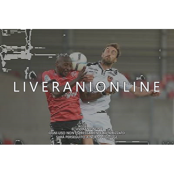 Younousse SANKHARE / Jerome LEMOIGNE - 19.09.2015 - Guingamp / Gazelec Ajaccio - 6eme journee Ligue 1 Photo : Nolwenn Le Gouic / Icon Sport AG ALDO LIVERANI SAS ONLY ITALY