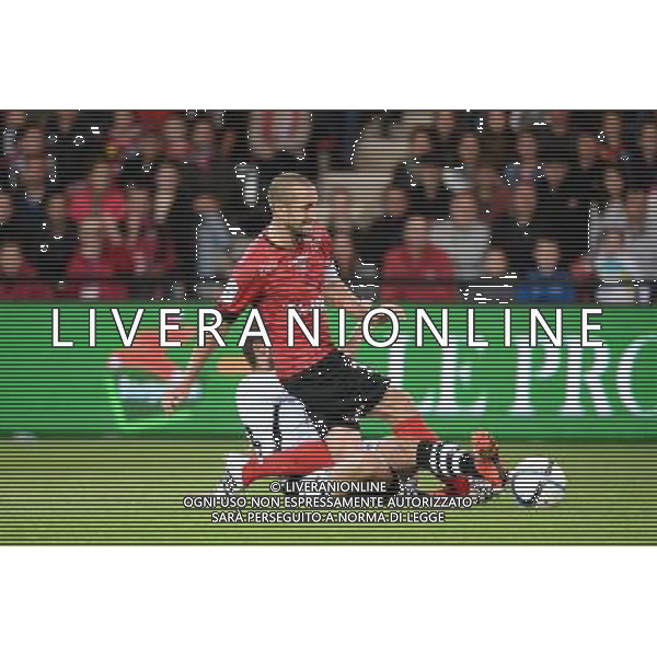 Lionel MATHIS - 19.09.2015 - Guingamp / Gazelec Ajaccio - 6eme journee Ligue 1 Photo : Nolwenn Le Gouic / Icon Sport AG ALDO LIVERANI SAS ONLY ITALY
