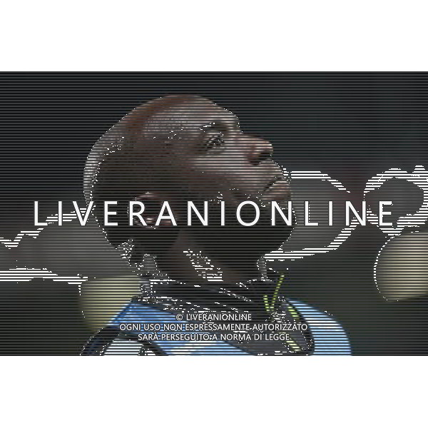 Issiar DIA - 19.09.2015 - Guingamp / Gazelec Ajaccio - 6eme journee Ligue 1 Photo : Nolwenn Le Gouic / Icon Sport AG ALDO LIVERANI SAS ONLY ITALY