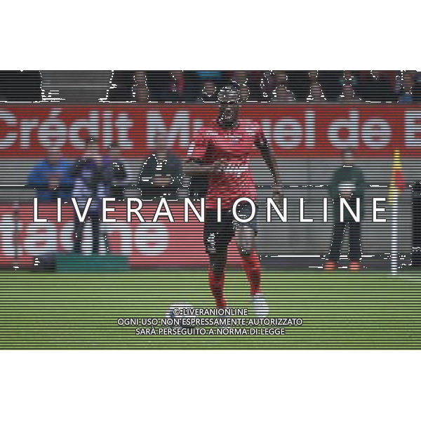 Benjamin ANGOUA - 19.09.2015 - Guingamp / Gazelec Ajaccio - 6eme journee Ligue 1 Photo : Nolwenn Le Gouic / Icon Sport AG ALDO LIVERANI SAS ONLY ITALY