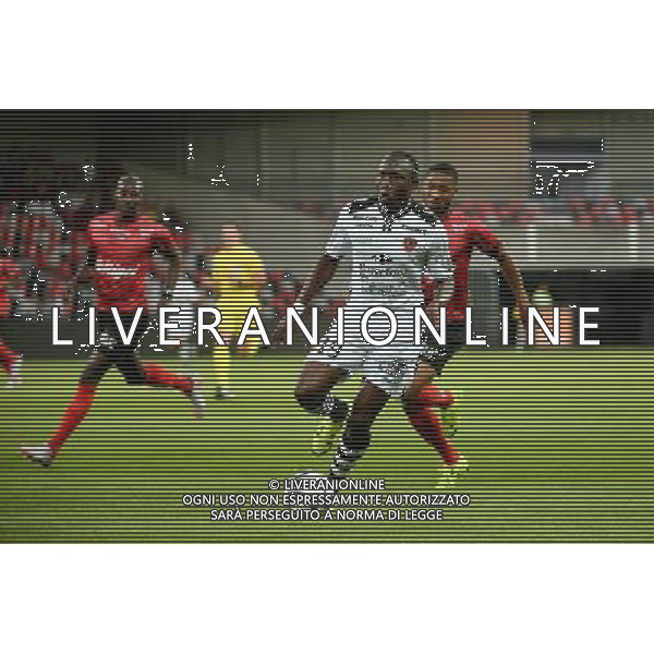 jacques ZOUA / Marcus COCO - 19.09.2015 - Guingamp / Gazelec Ajaccio - 6eme journee Ligue 1 Photo : Nolwenn Le Gouic / Icon Sport AG ALDO LIVERANI SAS ONLY ITALY