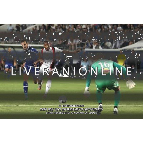 Alassane Plea - 19.09.2015 - Bastia / Nice - 6eme journee de Ligue 1 Photo : Michel Maestracci / Icon Sport AG ALDO LIVERANI SAS ONLY ITALY
