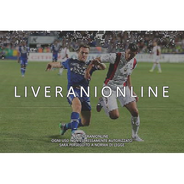 Sebastien Squilacci / Hatem Ben Arfa - 19.09.2015 - Bastia / Nice - 6eme journee de Ligue 1 Photo : Michel Maestracci / Icon Sport AG ALDO LIVERANI SAS ONLY ITALY