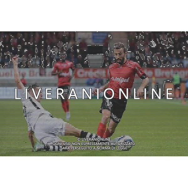 Nicolas BENEZET / Alexandre COEFF - 19.09.2015 - Guingamp / Gazelec Ajaccio - 6eme journee Ligue 1 Photo : Nolwenn Le Gouic / Icon Sport AG ALDO LIVERANI SAS ONLY ITALY