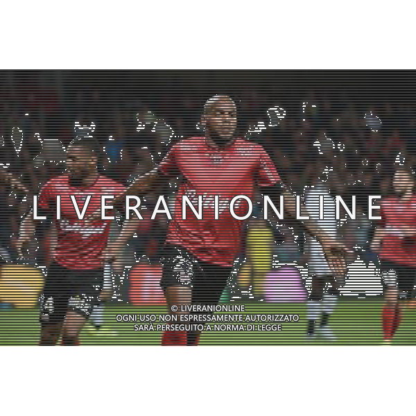 joie Jimmy BRIAND - 19.09.2015 - Guingamp / Gazelec Ajaccio - 6eme journee Ligue 1 Photo : Nolwenn Le Gouic / Icon Sport AG ALDO LIVERANI SAS ONLY ITALY