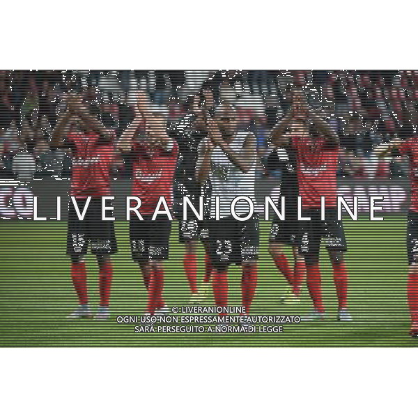 joie Jimmy BRIAND - guingamp - 19.09.2015 - Guingamp / Gazelec Ajaccio - 6eme journee Ligue 1 Photo : Nolwenn Le Gouic / Icon Sport AG ALDO LIVERANI SAS ONLY ITALY
