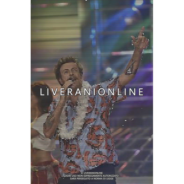 Roma - 18/09/2015 - Studi Rai Studios - Trasmissione TV \' Tale e Quale Show \' - nella foto: Massimo Lopez interpreta Jovanotti / Ph. Fabrizio Corradetti - Ag. Aldo Liverani sas
