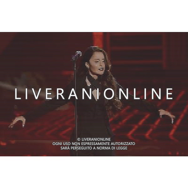 Roma - 18/09/2015 - Studi Rai Studios - Trasmissione TV \' Tale e Quale Show \' - nella foto: Giulia Luzi interpreta Lorde / Ph. Fabrizio Corradetti - Ag. Aldo Liverani sas
