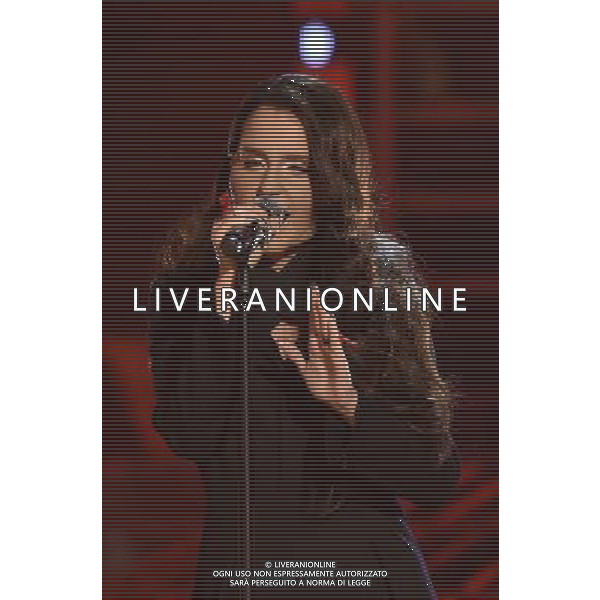 Roma - 18/09/2015 - Studi Rai Studios - Trasmissione TV \' Tale e Quale Show \' - nella foto: Giulia Luzi interpreta Lorde / Ph. Fabrizio Corradetti - Ag. Aldo Liverani sas