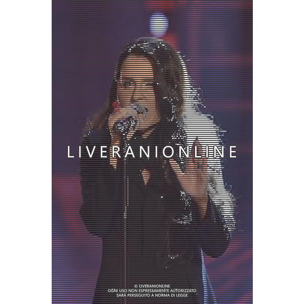 Roma - 18/09/2015 - Studi Rai Studios - Trasmissione TV \' Tale e Quale Show \' - nella foto: Giulia Luzi interpreta Lorde / Ph. Fabrizio Corradetti - Ag. Aldo Liverani sas