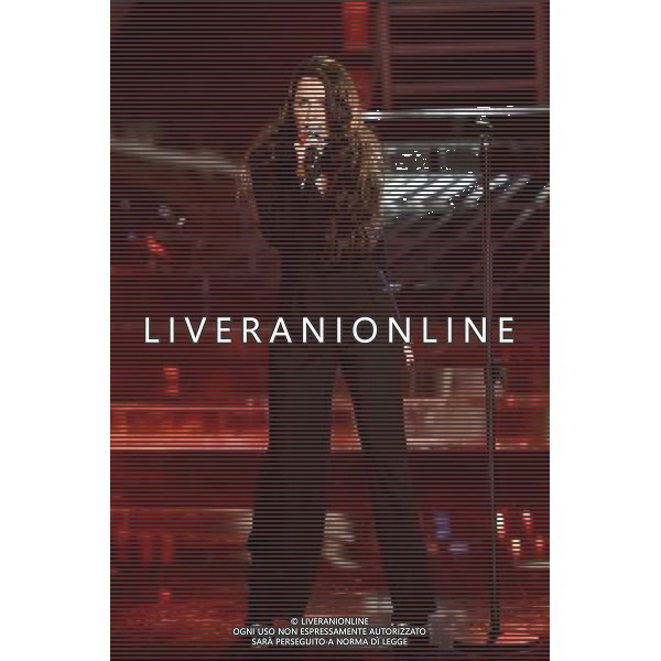 Roma - 18/09/2015 - Studi Rai Studios - Trasmissione TV \' Tale e Quale Show \' - nella foto: Giulia Luzi interpreta Lorde / Ph. Fabrizio Corradetti - Ag. Aldo Liverani sas