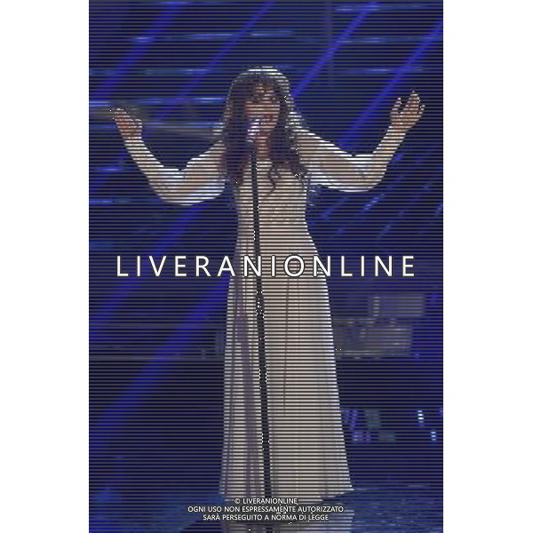 Roma - 18/09/2015 - Studi Rai Studios - Trasmissione TV \' Tale e Quale Show \' - nella foto: Cosima Coppola interpreta Kate Bush / Ph. Fabrizio Corradetti - Ag. Aldo Liverani sas