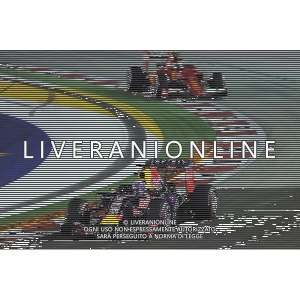 Daniel Ricciardo (AUS) Red Bull Racing RB11. 20.09.2015. Formula 1 World Championship, Rd 13, Singapore Grand Prix, Singapore, Singapore, Race Day. AG ALDO LIVERANI SAS ONLY ITALY