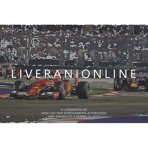 Sebastian Vettel (GER) Ferrari SF15-T. 20.09.2015. Formula 1 World Championship, Rd 13, Singapore Grand Prix, Singapore, Singapore, Race Day. AG ALDO LIVERANI SAS ONLY ITALY