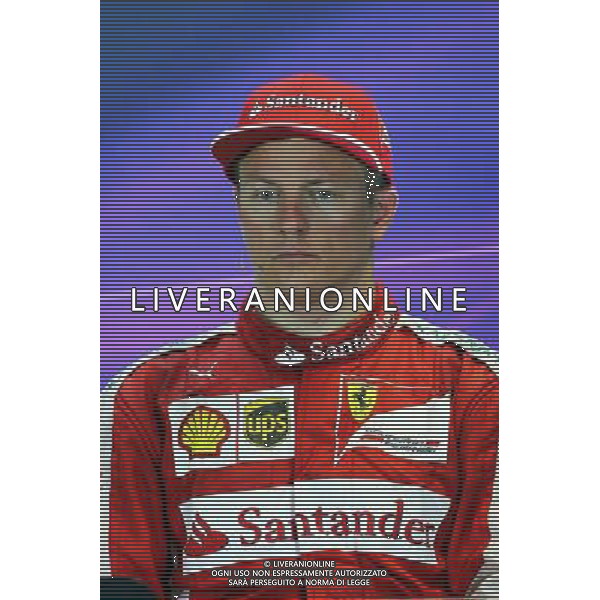 Kimi Raikkonen (FIN) Ferrari in the FIA Press Conference. 20.09.2015. Formula 1 World Championship, Rd 13, Singapore Grand Prix, Singapore, Singapore, Race Day. AG ALDO LIVERANI SAS ONLY ITALY