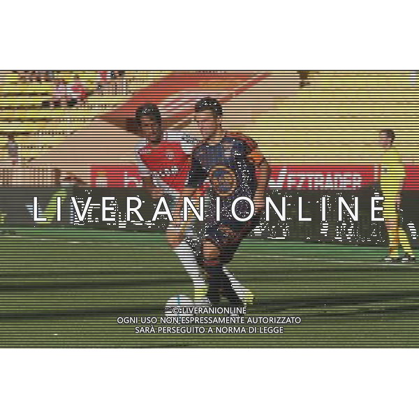 Fabio Coentrao / Yann Jouffre - 20.09.2015 - Monaco / Lorient - 6eme journee de Ligue 1 Photo : Jean Christophe Magnenet / Icon Sport AG ALDO LIVERANI SAS ONLY ITALY