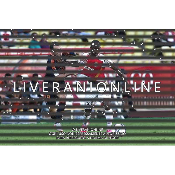 Almamy Toure / Waris Majeed - 20.09.2015 - Monaco / Lorient - 6eme journee de Ligue 1 Photo : Jean Christophe Magnenet / Icon Sport AG ALDO LIVERANI SAS ONLY ITALY