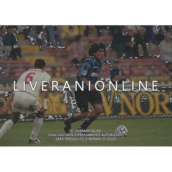 23-09-1997 INTER FOGGIA COPPA ITALIA NELLA FOTO IVAN ZAMORANO AG ALDO LIVERANI SAS