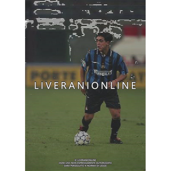 23-09-1997 INTER FOGGIA COPPA ITALIA NELLA FOTO ALVARO RECOBA AG ALDO LIVERANI SAS