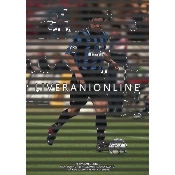 23-09-1997 INTER FOGGIA COPPA ITALIA NELLA FOTO ALVARO RECOBA AG ALDO LIVERANI SAS