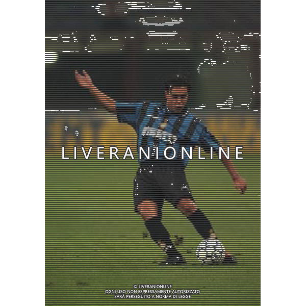 23-09-1997 INTER FOGGIA COPPA ITALIA NELLA FOTO ALVARO RECOBA AG ALDO LIVERANI SAS