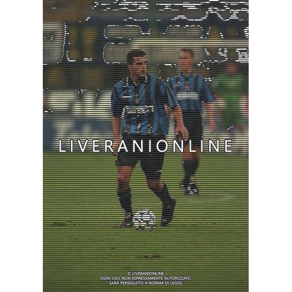 23-09-1997 INTER FOGGIA COPPA ITALIA NELLA FOTO ZE ELIAS AG ALDO LIVERANI SAS