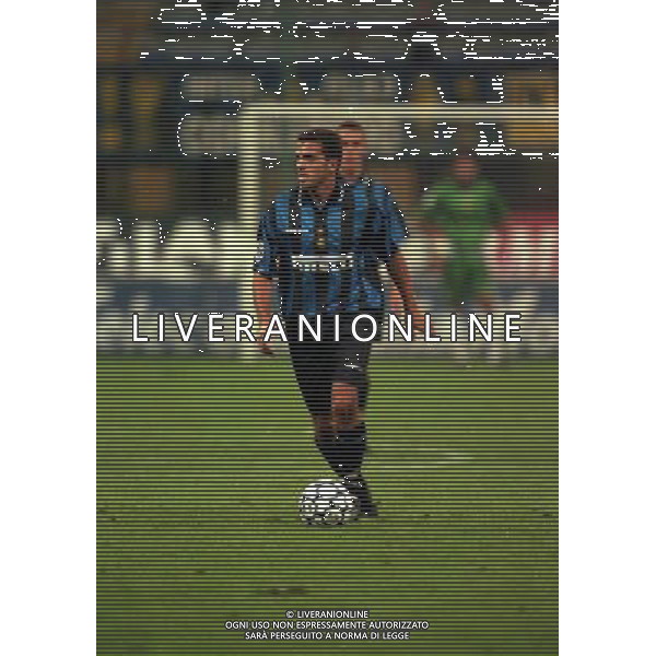 23-09-1997 INTER FOGGIA COPPA ITALIA NELLA FOTO ZE ELIAS AG ALDO LIVERANI SAS
