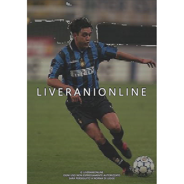 23-09-1997 INTER FOGGIA COPPA ITALIA NELLA FOTO ALVARO RECOBA AG ALDO LIVERANI SAS