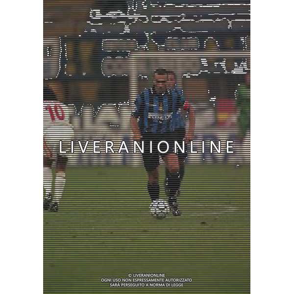 23-09-1997 INTER FOGGIA COPPA ITALIA NELLA FOTO GIUSEPPE BERGOMI AG ALDO LIVERANI SAS