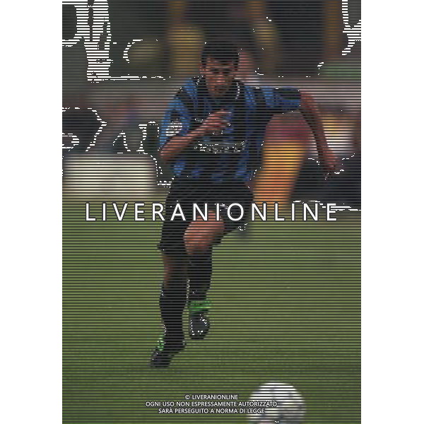 23-09-1997 INTER FOGGIA COPPA ITALIA NELLA FOTO MASSIMO TARANTINO AG ALDO LIVERANI SAS