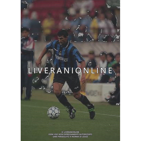 23-09-1997 INTER FOGGIA COPPA ITALIA NELLA FOTO MASSIMO TARANTINO AG ALDO LIVERANI SAS