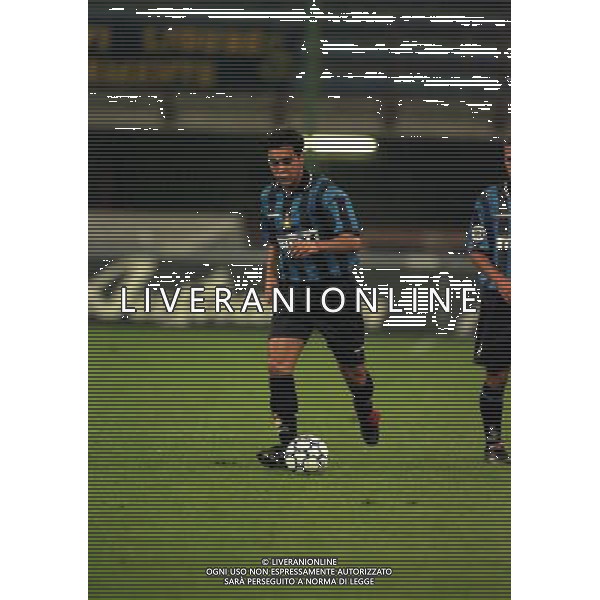 23-09-1997 INTER FOGGIA COPPA ITALIA NELLA FOTO ALVARO RECOBA AG ALDO LIVERANI SAS