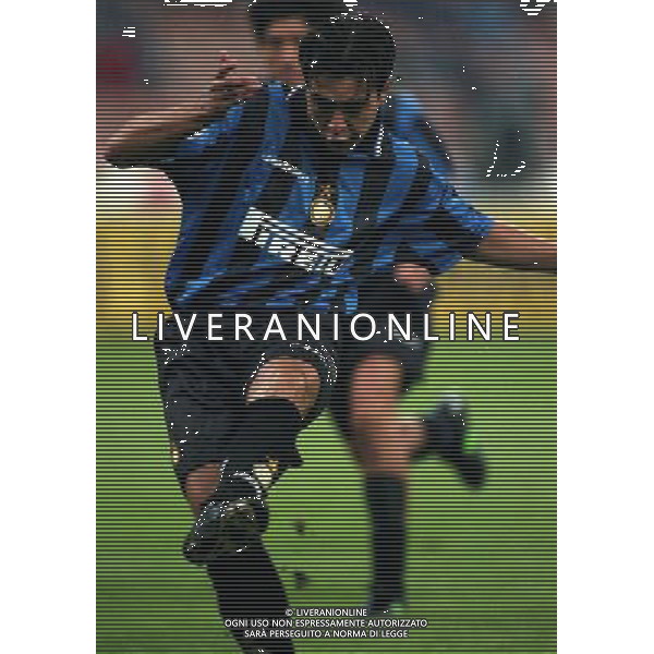 23-09-1997 INTER FOGGIA COPPA ITALIA NELLA FOTO ALVARO RECOBA AG ALDO LIVERANI SAS
