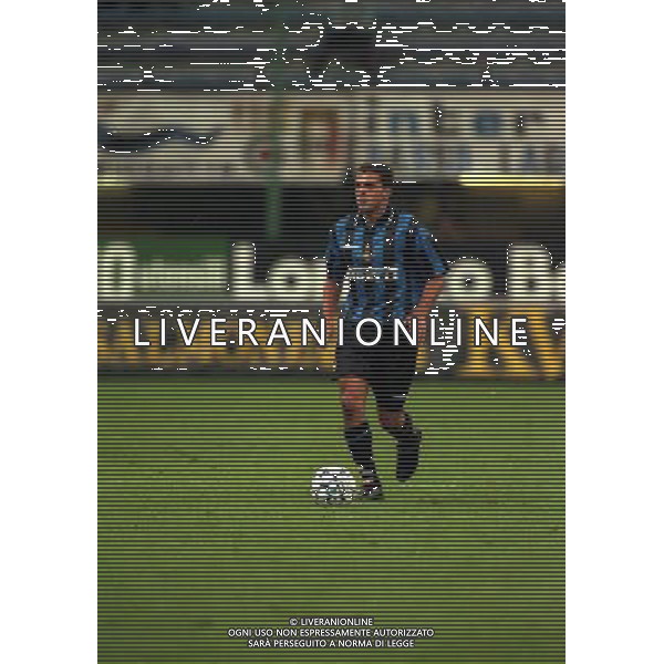 23-09-1997 INTER FOGGIA COPPA ITALIA NELLA FOTO ZE ELIAS AG ALDO LIVERANI SAS