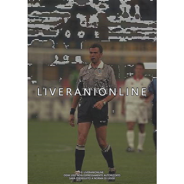 23-09-1997 INTER FOGGIA COPPA ITALIA NELLA FOTO ARBITRO PIER PAOLO ROSSI AG ALDO LIVERANI SAS