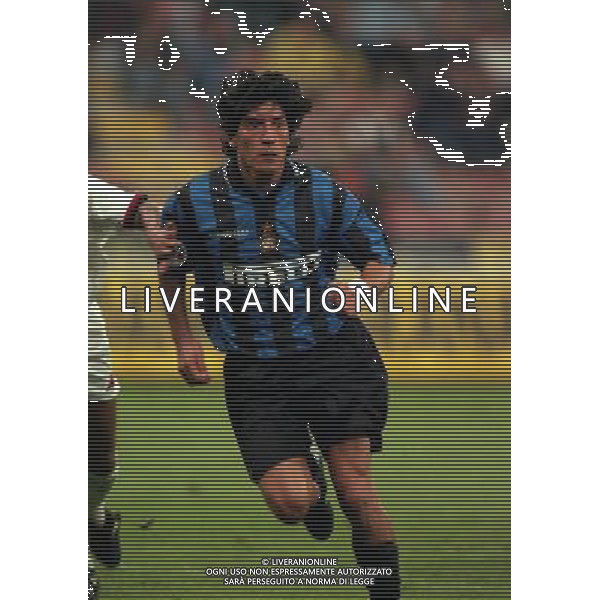23-09-1997 INTER FOGGIA COPPA ITALIA NELLA FOTO IVAN ZAMORANO AG ALDO LIVERANI SAS