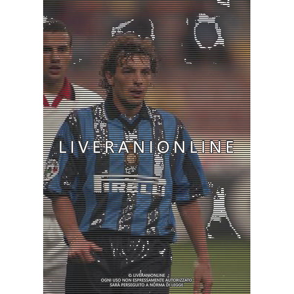 23-09-1997 INTER FOGGIA COPPA ITALIA NELLA FOTO FRANCESCO MORIERO AG ALDO LIVERANI SAS