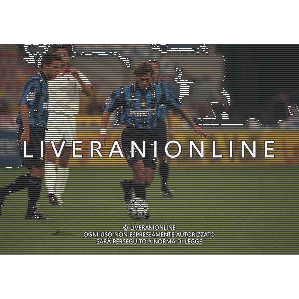 23-09-1997 INTER FOGGIA COPPA ITALIA NELLA FOTO FRANCESCO MORIERO AG ALDO LIVERANI SAS