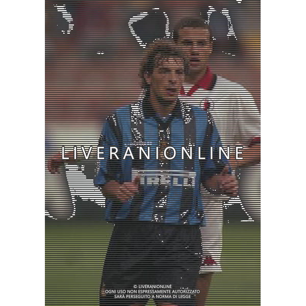 23-09-1997 INTER FOGGIA COPPA ITALIA NELLA FOTO FRANCESCO MORIERO AG ALDO LIVERANI SAS