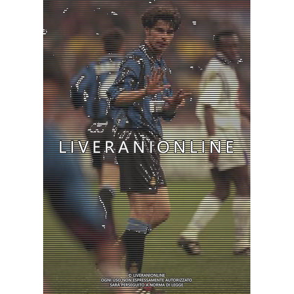 18-03-1997 QUARTI DI FINALE COPPA UEFA INTER ANDERLECHT NELLA FOTO CIRIACO SFORZA AG ALDO LIVERANI SAS