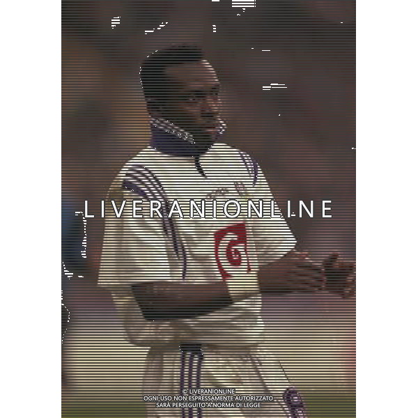 18-03-1997 QUARTI DI FINALE COPPA UEFA INTER ANDERLECHT NELLA FOTO YAW PREKO AG ALDO LIVERANI SAS