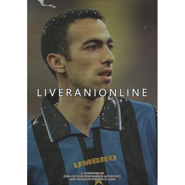 18-03-1997 QUARTI DI FINALE COPPA UEFA INTER ANDERLECHT NELLA FOTO Youri Raffi Djorkaeff AG ALDO LIVERANI SAS