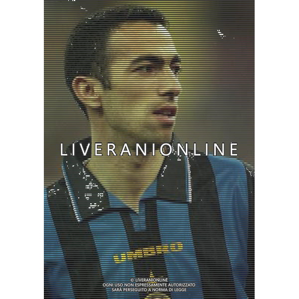 18-03-1997 QUARTI DI FINALE COPPA UEFA INTER ANDERLECHT NELLA FOTO Youri Raffi Djorkaeff AG ALDO LIVERANI SAS