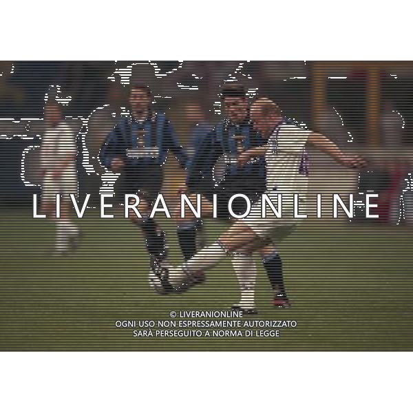 18-03-1997 QUARTI DI FINALE COPPA UEFA INTER ANDERLECHT NELLA FOTO SUVAD KATANA AG ALDO LIVERANI SAS