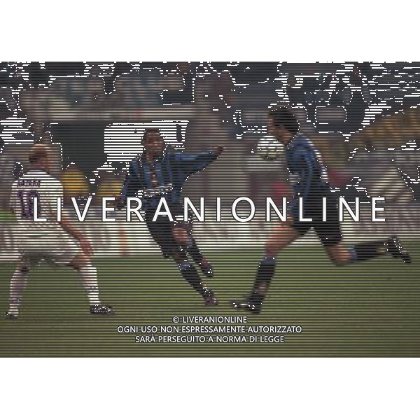 18-03-1997 QUARTI DI FINALE COPPA UEFA INTER ANDERLECHT NELLA FOTO PAUL INCE AG ALDO LIVERANI SAS