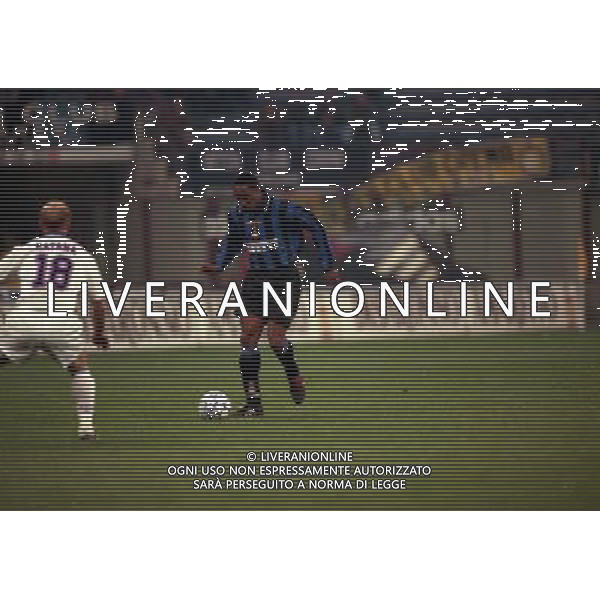 18-03-1997 QUARTI DI FINALE COPPA UEFA INTER ANDERLECHT NELLA FOTO PAUL INCE AG ALDO LIVERANI SAS