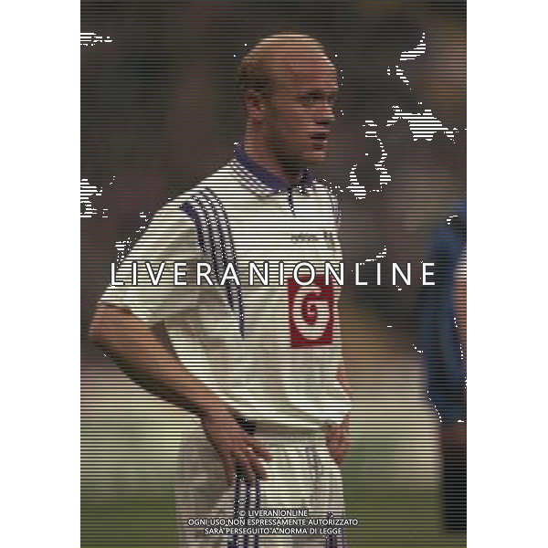 18-03-1997 QUARTI DI FINALE COPPA UEFA INTER ANDERLECHT NELLA FOTO SUVAD KATANA AG ALDO LIVERANI SAS