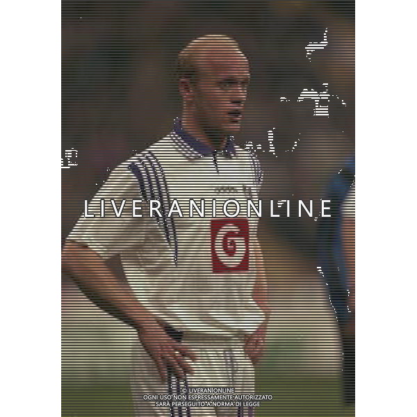 18-03-1997 QUARTI DI FINALE COPPA UEFA INTER ANDERLECHT NELLA FOTO SUVAD KATANA AG ALDO LIVERANI SAS