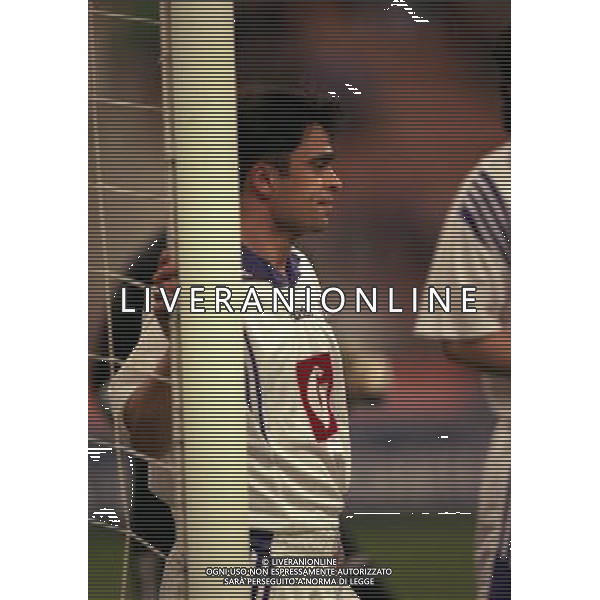 walem 18-03-1997 QUARTI DI FINALE COPPA UEFA INTER ANDERLECHT NELLA FOTO JOHAN WALEM AG ALDO LIVERANI SAS